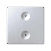 Выключатель сенсорный 2-кл. СП Simon 82 Sense IP20 без маркир. алюм. Simon 8000621-093