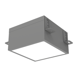 Светильник светодиодный DL-Grill для потолка Грильято 200х200 15Вт 3000К 186х186х80 IP54 встраив. RA
