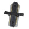 Соединитель для 2-х шинопроводов UBX-Q123 R11 BLACK 1 POLYBAG типа R прямой внутренний однофазный че