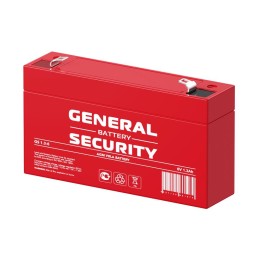 Аккумулятор 6В 1.3А.ч General Security GS1.3-6