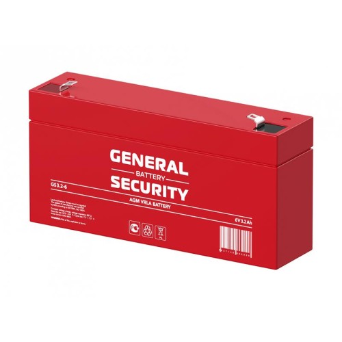 Аккумулятор 6В 3.2А.ч General Security GS3.2-6