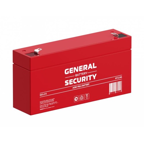 Аккумулятор 6В 3.2А.ч General Security GS3.2-6