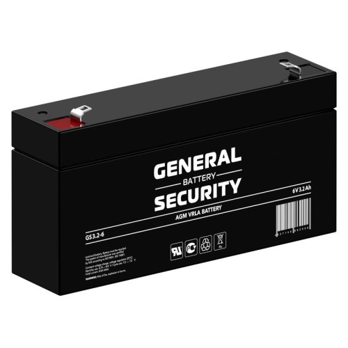 Аккумулятор 6В 3.2А.ч General Security GS3.2-6