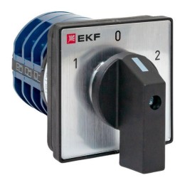 Переключатель кулачковый ПК-1-23 3п 32А "1-0-2" IP65 EKF pk-1-23-32-65