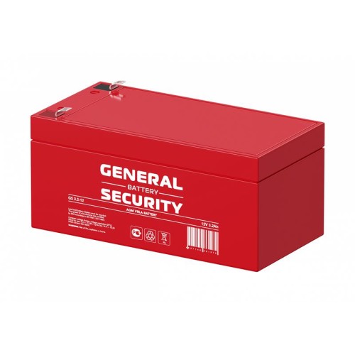 Аккумулятор 12В 3.2А.ч General Security GS3.2-12