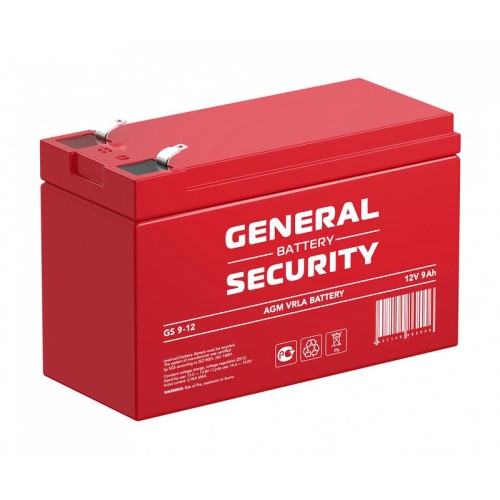 Аккумулятор 12В 9А.ч General Security GS9-12