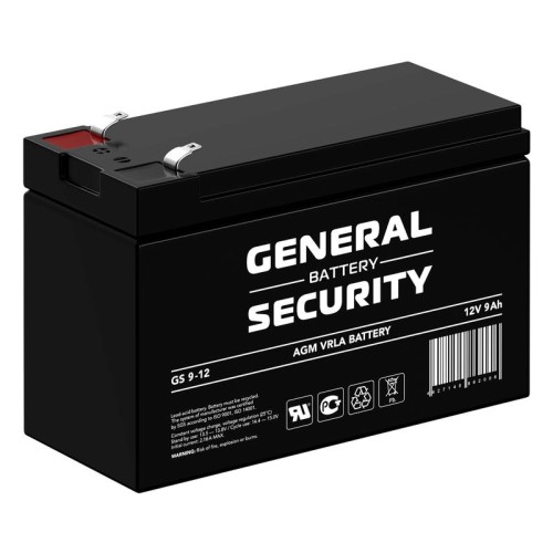 Аккумулятор 12В 9А.ч General Security GS9-12