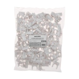 Крепеж-клипса для труб d16мм бел. (уп.100шт) Rexant 28-0116-6