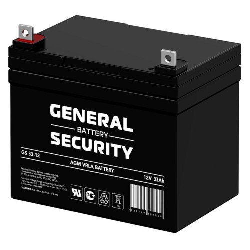 Аккумулятор 12В 33А.ч General Security GS33-12