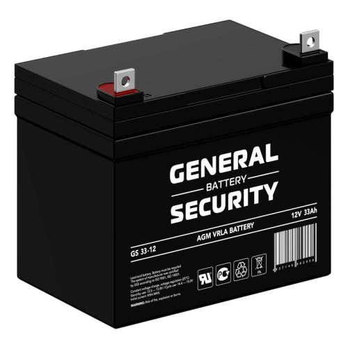 Аккумулятор 12В 33А.ч General Security GS33-12