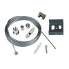 Набор UFB-H45 SILVER 1 POLYBAG для подвесного монтажа трехфазных шинопроводов регулируемая длина сер