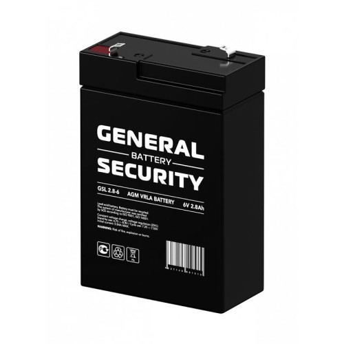 Аккумулятор 6В 2.8А.ч General Security GSL2.8-6