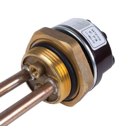 Элемент нагревательный для бойлера ТЭН RDT-2000Вт фланец М6 42мм с терморегулятором 70град. Rexant 7