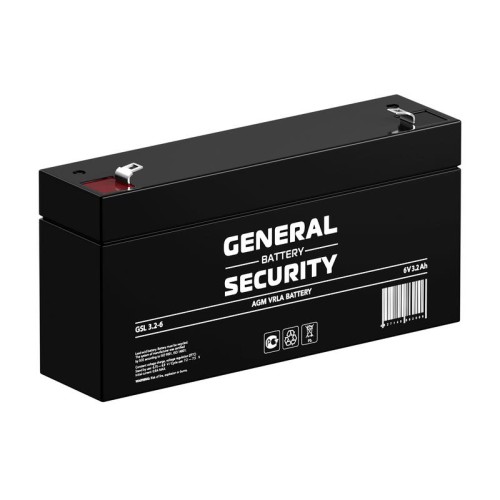 Аккумулятор 6В 3.2А.ч General Security GSL3.2-6