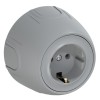 Розетка Rotondo с заземл. винтов. контакты сер. OneKeyElectro 7700874