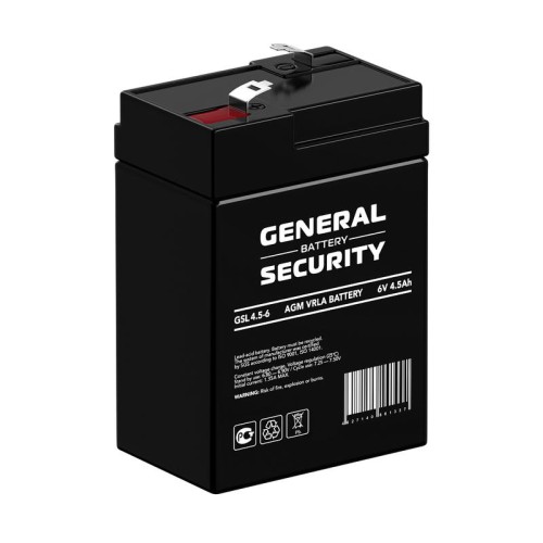 Аккумулятор 6В 4.5А.ч General Security GSL4.5-6