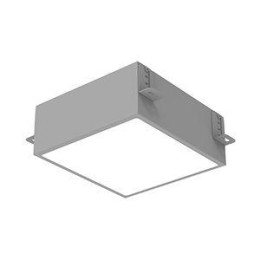 Светильник светодиодный DL-Grill для потолка Грильято 200х200 15Вт 3000К 186х186х75 IP40 встраив. RA