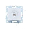 Розетка компьютерная 1-м СП ASTI IP20 RJ45 механизм Cat 5e бел. LEZARD 7081-0288-139