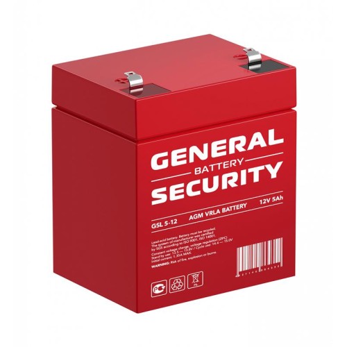 Аккумулятор 12В 5А.ч General Security GSL5-12