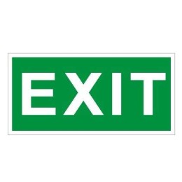 Пиктограмма "Exit" ПЭУ 012 280х162 РС-I СТ 2502001070