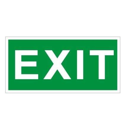 Пиктограмма "Exit" ПЭУ 012 280х162 РС-I СТ 2502001070