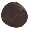 Розетка Rotondo с заземл. с защ. крышкой винтов. контакты корич. OneKeyElectro 7700948