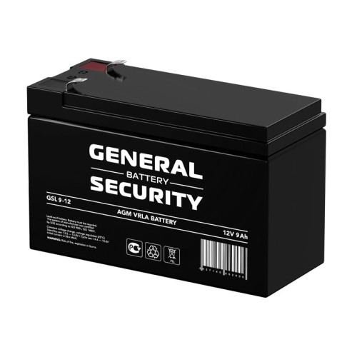 Аккумулятор 12В 9А.ч General Security GSL9-12