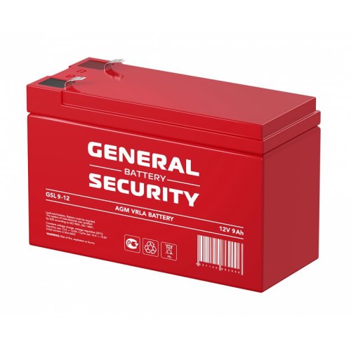 Аккумулятор 12В 9А.ч General Security GSL9-12