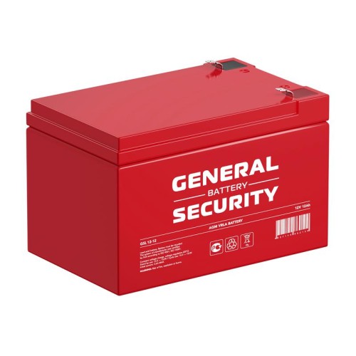 Аккумулятор 12В 12А.ч General Security GSL12-12