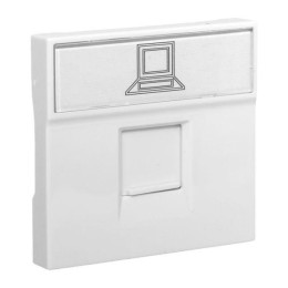 Розетка компьютерная 2мод. RJ45 кат.5E EKF E2MK015E-135-10