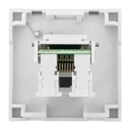 Розетка компьютерная 2мод. RJ45 кат.5E EKF E2MK015E-135-10