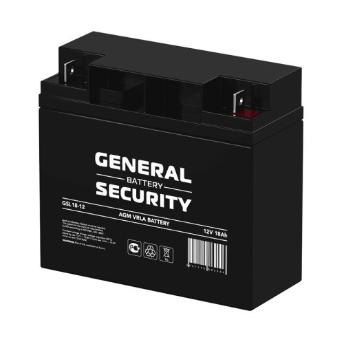 Аккумулятор 12В 18А.ч General Security GSL18-12
