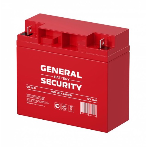 Аккумулятор 12В 18А.ч General Security GSL18-12