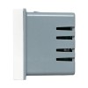 Розетка USB сила тока 2.1А (2 гнезда) без индикатора EKF E2MR2-20USB-10