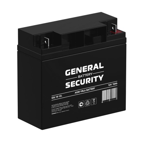 Аккумулятор 12В 18А.ч General Security GSL18-12L