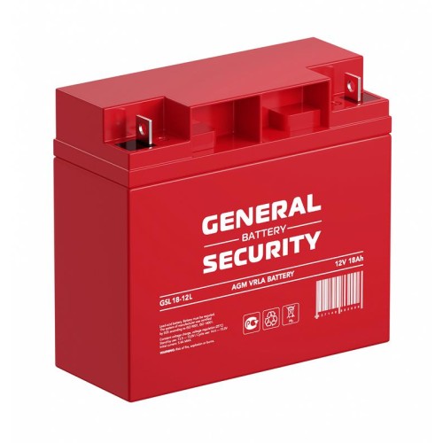 Аккумулятор 12В 18А.ч General Security GSL18-12L