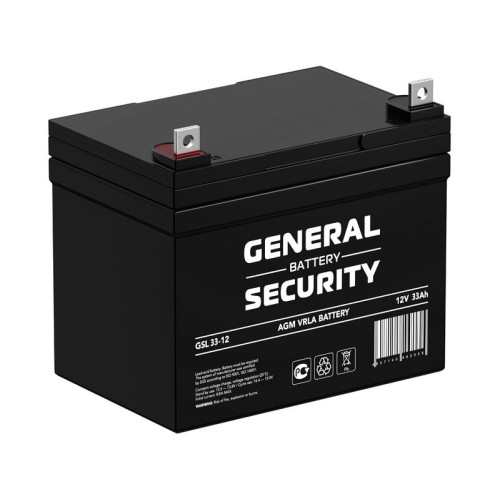 Аккумулятор 12В 33А.ч General Security GSL33-12
