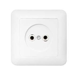 Розетка 1-м СП 16А IP20 без заземл. бел. Bylectrica РС16-299