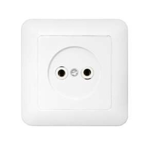 Розетка 1-м СП 16А IP20 без заземл. бел. Bylectrica РС16-299