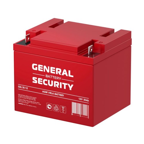 Аккумулятор 12В 50А.ч General Security GSL50-12