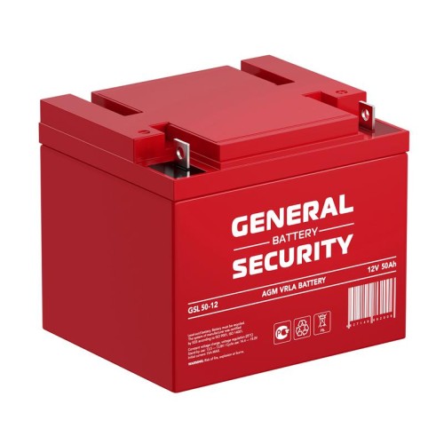 Аккумулятор 12В 50А.ч General Security GSL50-12