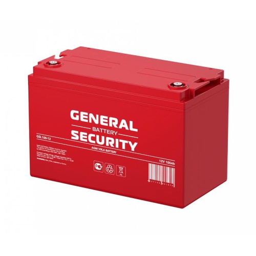 Аккумулятор 12В 100А.ч General Security GSL100-12