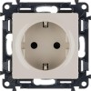 Розетка 1-м СП Valena Life 16А IP20 250В 2P+E защ. шторки винтов. клеммы с лицев. панелью механизм с