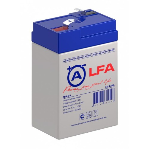 Аккумулятор 6В 4.5А.ч LFA FB4.5-6 LFA