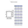 Люк-дверца ревизионный нажимной 318х418мм фланец 296х396мм AURAMAX AD3040