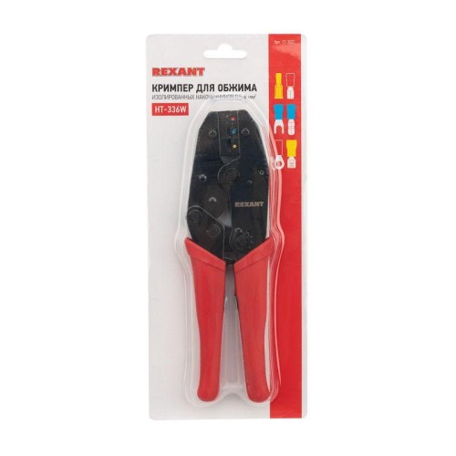 Кримпер для обжима изолированных клемм 0.5-6.0кв.мм (ht-301 W) Rexant 12-3021