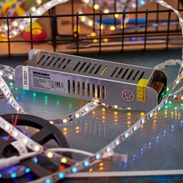 Источник питания компактный 12В 120Вт с разъемами под винт без влагозащ. IP23 Rexant 200-120-4