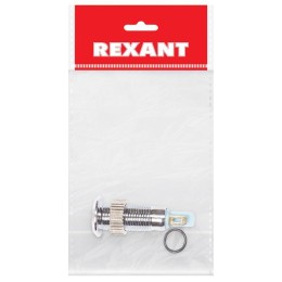 Индикатор металл. d8 12В подсветка бел. LED Rexant 36-4719