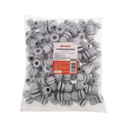 Ввод кабельный PG-9 (4-8мм) сер. Rexant 07-8009