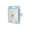 Розетка компьютерная 1-м СП ASTI IP20 RJ45 механизм Cat 5e жемчуж./бел. перламутр. LEZARD 7081-3088-